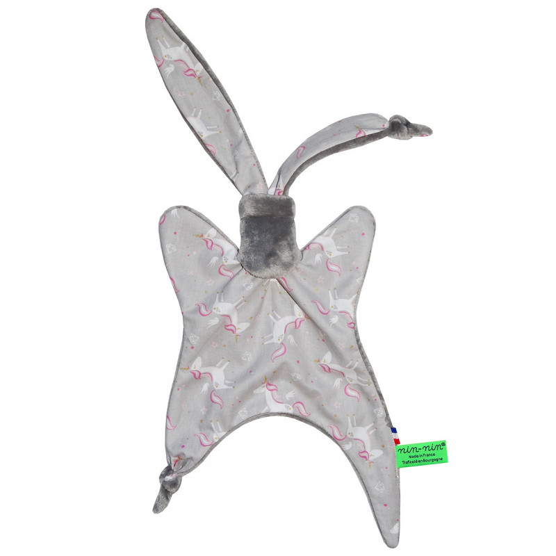 Le Licorne - Doudou Bébé Fille Made in France Le Licorne - Doudou Bébé Fille Made in France