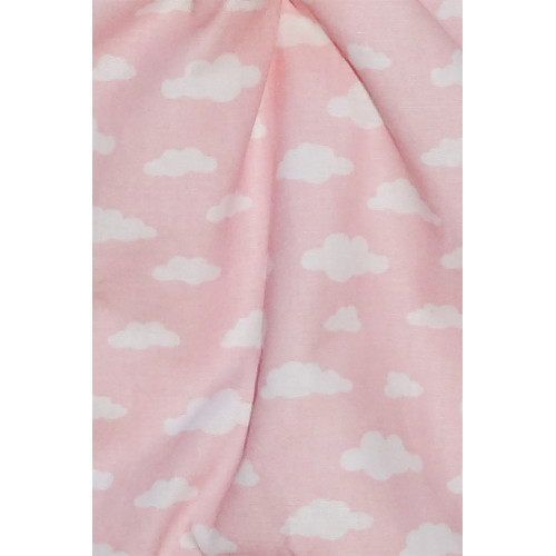 Tissu Le Nuage Rose - Doudou pour Fille de Fabrication Française