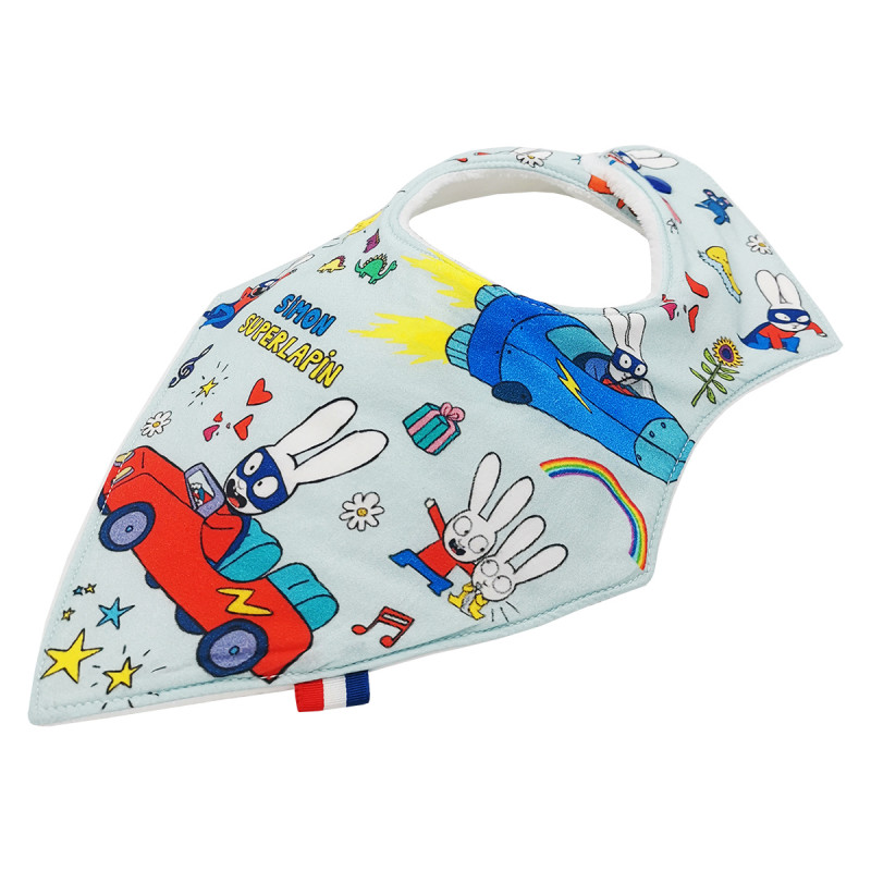 Babero bandana personalizable Le Petit Prince. Fabricado en Francia. Nin-Nin