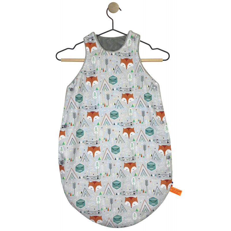 Saco de dormir Le Fox personalizable para bebés. Saco de dormir fabricado en Francia.