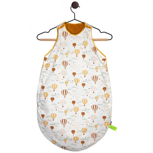 Saco de dormir Le Mongolfière personalizable para bebés. Saco de dormir fabricado en Francia.
