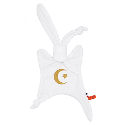 L'Islam Doudou. Regalo de nacimiento personalizado fabricado en Francia. Doudou Nin-Nin