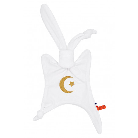 L'Islam Doudou. Regalo de nacimiento personalizado fabricado en Francia. Doudou Nin-Nin