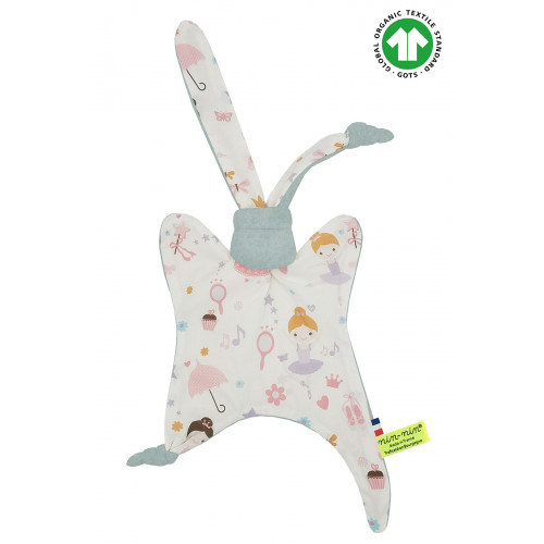 DOUDOU BIO LE BALLERINE. Made in France