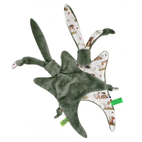 Edredón Le Forest personalizado. Regalo original para bebé. Nin-Nin