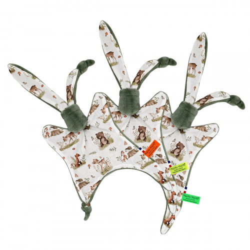 Edredón Le Forest personalizado. Regalo original para bebé. Nin-Nin