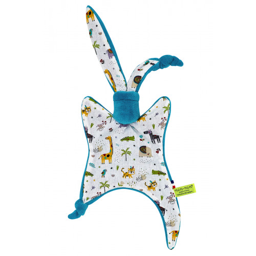 Doudou. Regalo de nacimiento personalizado hecho en Francia. Doudou Nin-Nin