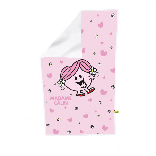 Manta Monsieur Madame personalizable para bebé. Funda fabricada en Francia.