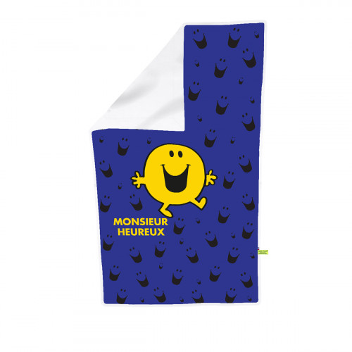 Manta Monsieur Madame personalizable para bebé. Funda fabricada en Francia.