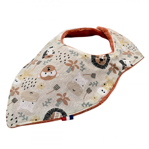 Babero bandana personalizable. Fabricado en Francia. Nin-Nin