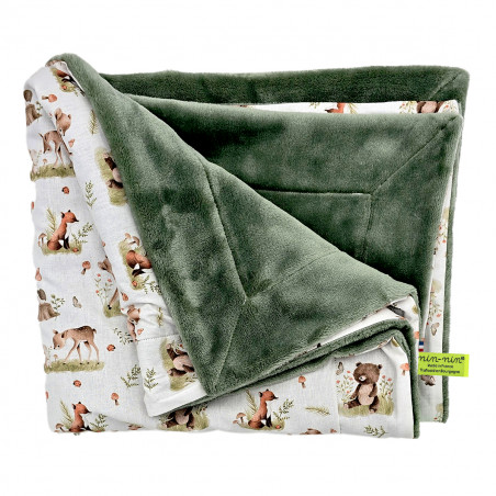 Manta personalizable para bebé. Funda fabricada en Francia.