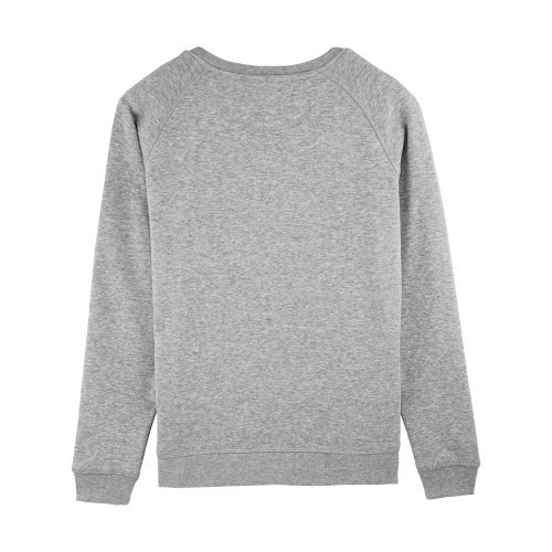 Sweat Femme Brodé Mumderful Gris Chiné - Fabrication Française