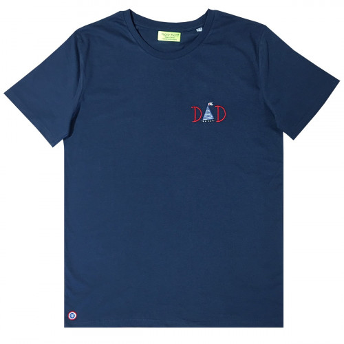 T-SHIRT HOMME "DAD" NAVY MADE IN FRANCE