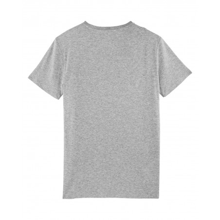 T-SHIRT HOMME "CHAMPION DU MONDE" GRIS VUE DE DOS