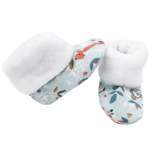 Chaussons hauts botton Vincennes - Cadeau de Naissance Made in France bébé