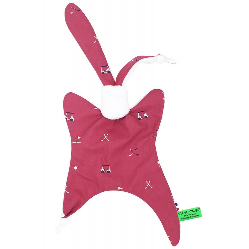 Doudou personnalisable Le Golfeur. Cadeau de naissance original et made in France Doudou personnalisable Le Golfeur. Cadeau de naissance original et made in France
