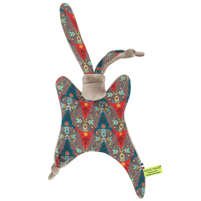 Doudou Zébu personnalisable. Cadeau de naissance original et made in France Doudou Zébu personnalisable. Cadeau de naissance original et made in France