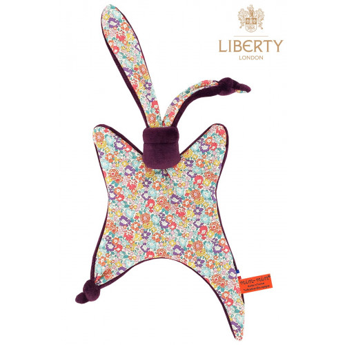 Doudou Le Victoria Liberty of London. Cadeau de naissance original personnalisable et made in France.