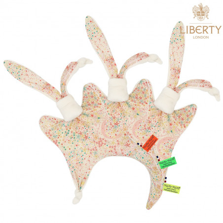 Étiquettes doudou personnalisable Le Poppy Liberty of London. Style Jacadi. Cadeau de naissance original et made in France.