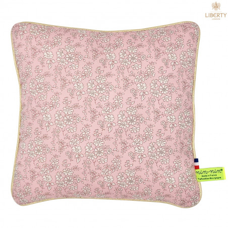 Coussin Thelma Liberty of London. Cadeau de naissance original personnalisable et made in France. Nin-Nin