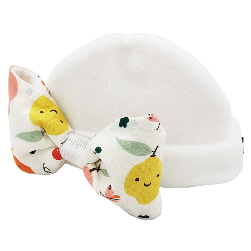 Sombrero de nudo grande para niña Le Veggie. Francés hecho Sombrero de nudo grande para niña Le Veggie. Francés hecho