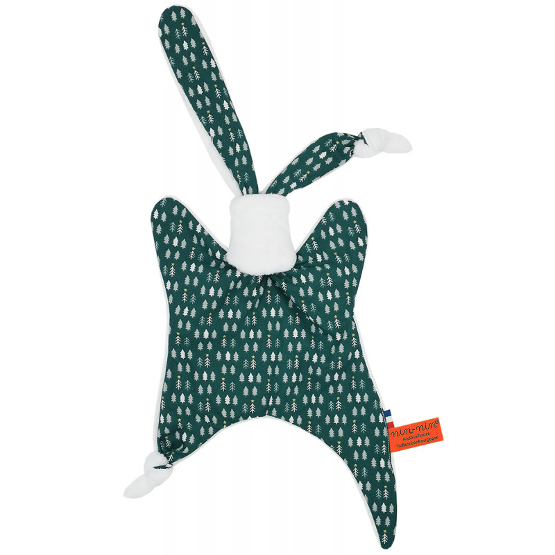 Doudou "Mon Beau Sapin". Regalo de Navidad personalizable fabricado en Francia. Marca Nin-Nin Doudou "Mon Beau Sapin". Regalo de Navidad personalizable fabricado en Francia. Marca Nin-Nin