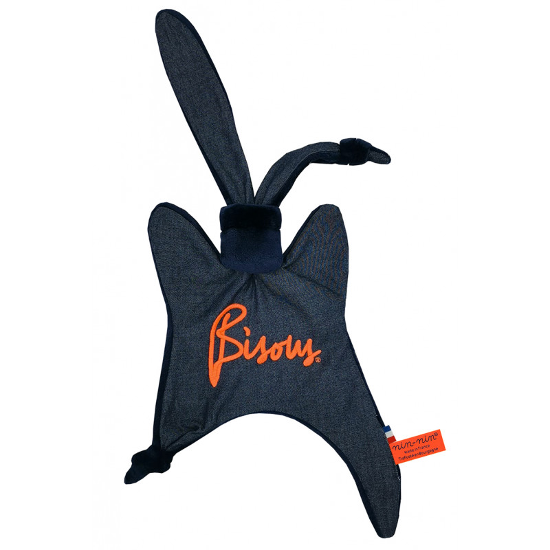 Doudou Bisous Le Volé. Regalo de nacimiento personalizado hecho en Francia. Doudou Nin-Nin Doudou Bisous Le Volé. Regalo de nacimiento personalizado hecho en Francia. Doudou Nin-Nin