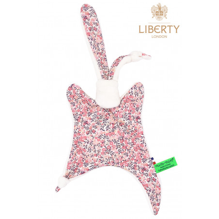 Edredón para bebé Le Chelsea Liberty Of London. Regalo de nacimiento personalizado hecho en Francia. Peluche Nin-Nin