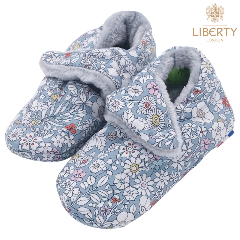 Zapatillas bajas "Le Paddy" Liberty Of London. Regalo de nacimiento de bebé Hecho en Francia. Edredón Nin-Nin Zapatillas bajas "Le Paddy" Liberty Of London. Regalo de nacimiento de bebé Hecho en Francia. Edredón Nin-Nin