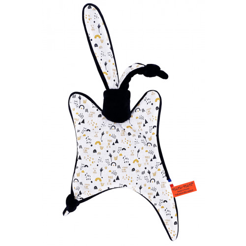 Doudou Le Barnabé. Regalo de nacimiento personalizado hecho en Francia. Doudou Nin-Nin
