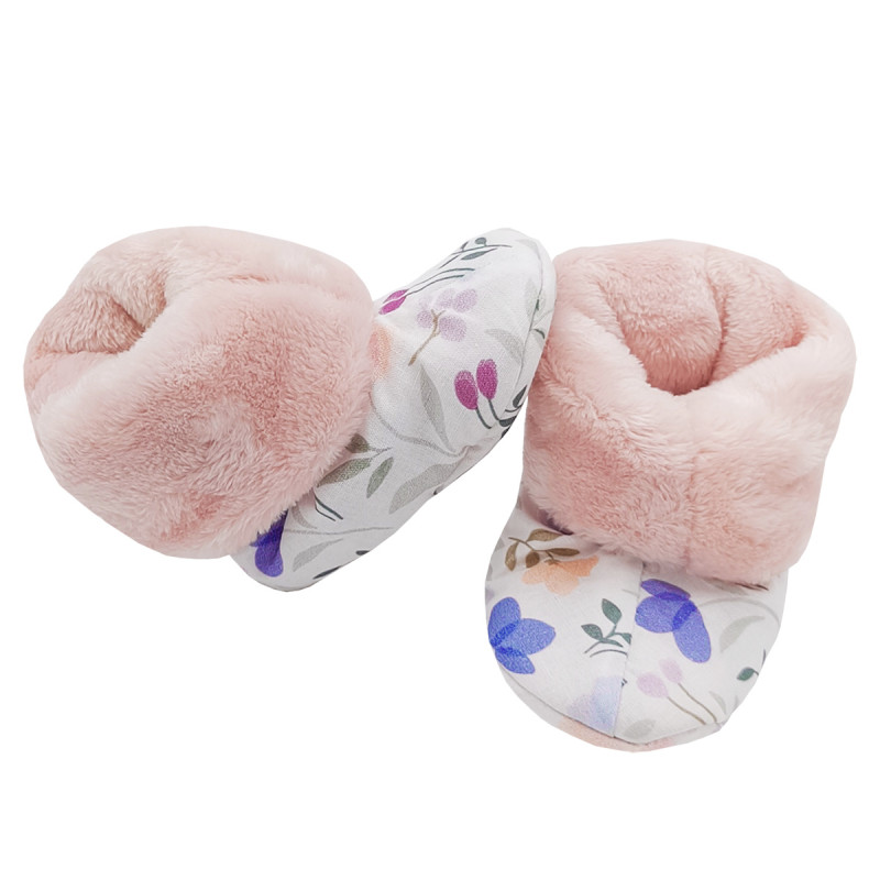 Pantuflas de boton alto "Le Colette" para bebés. Regalo de nacimiento Hecho en Francia. Nin-Nin Pantuflas de boton alto "Le Colette" para bebés. Regalo de nacimiento Hecho en Francia. Nin-Nin