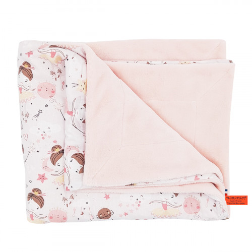 Cobija Le Clochette personalizable para bebés. Cubierta hecha en Francia.