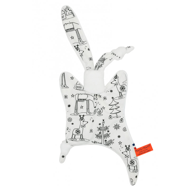 Doudou Furie. Regalo de Navidad personalizado hecho en Francia. Doudou Nin-Nin Doudou Furie. Regalo de Navidad personalizado hecho en Francia. Doudou Nin-Nin