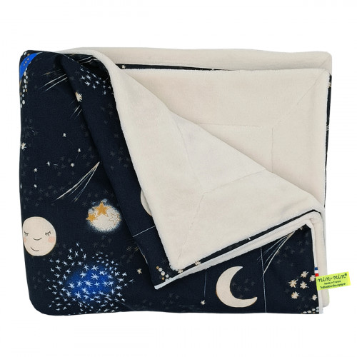 Cobija Le Moon personalizable para bebés. Cubierta hecha en Francia.